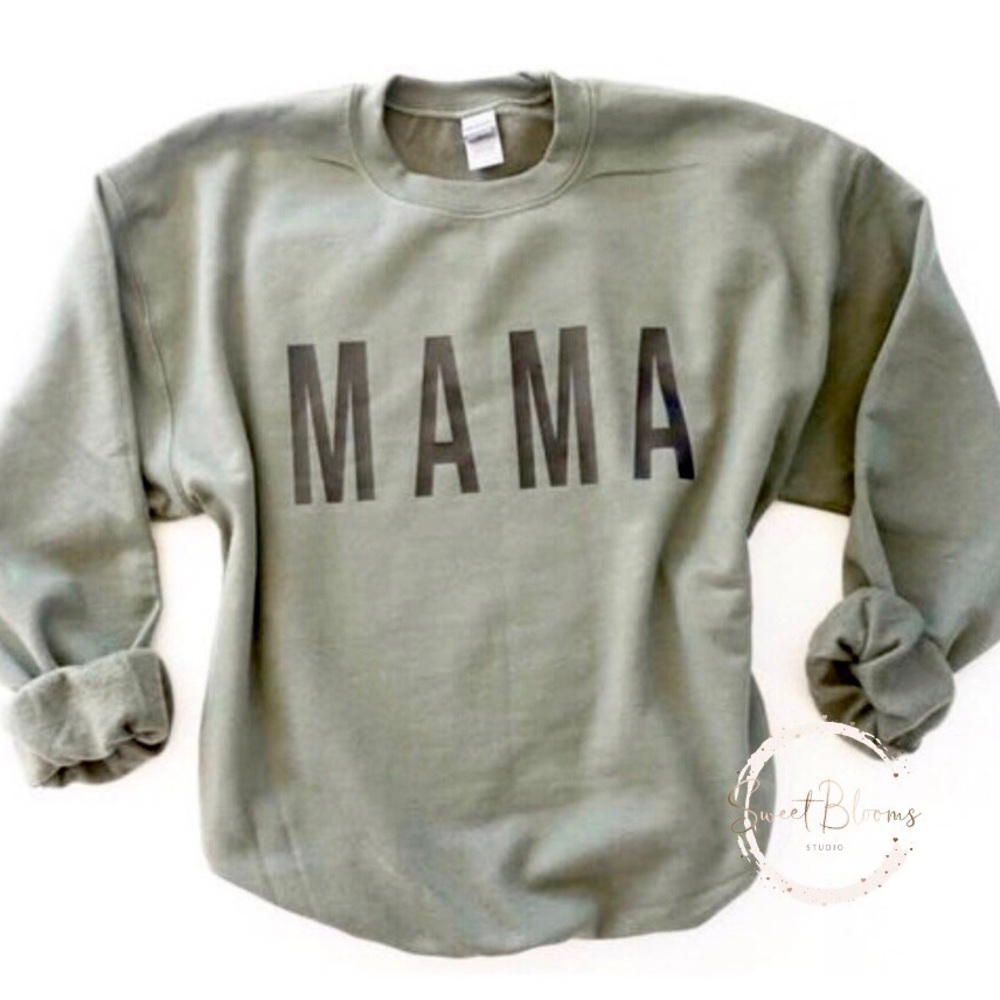 Military Green MAMA Sweatshirt